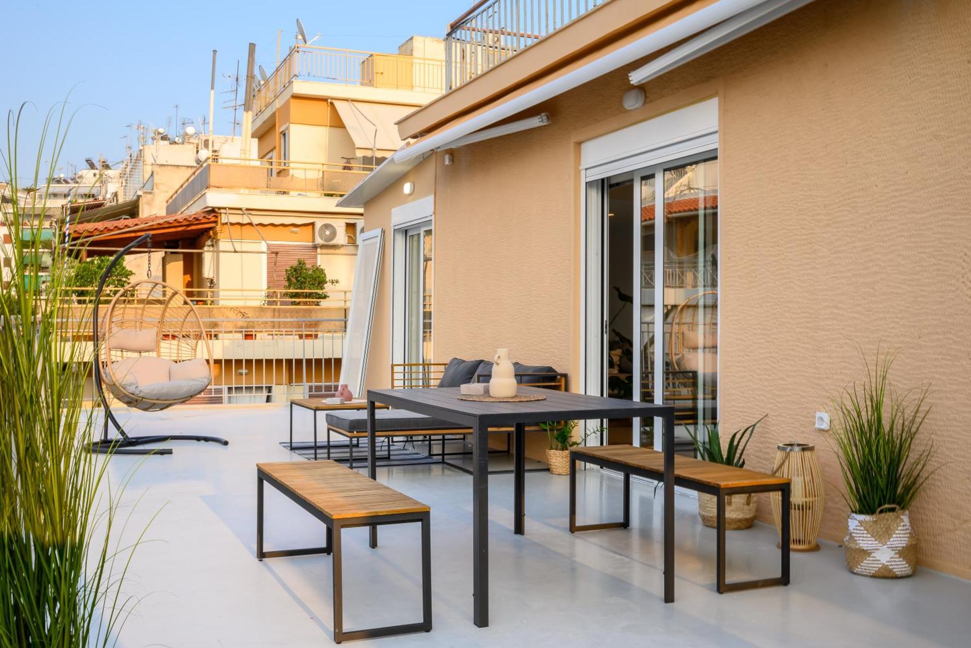 The H Experience - Urban 2Bd Rooftop Athens Center Екстериор снимка